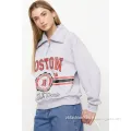 Women Pullover Printed Top Sweatshirts